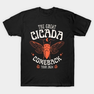 The Great Cicada Comeback Tour 2024 T-Shirt